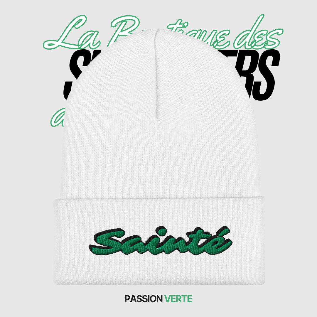Bonnet à Revers "Sainté" - La Boutique des Supporters des Verts