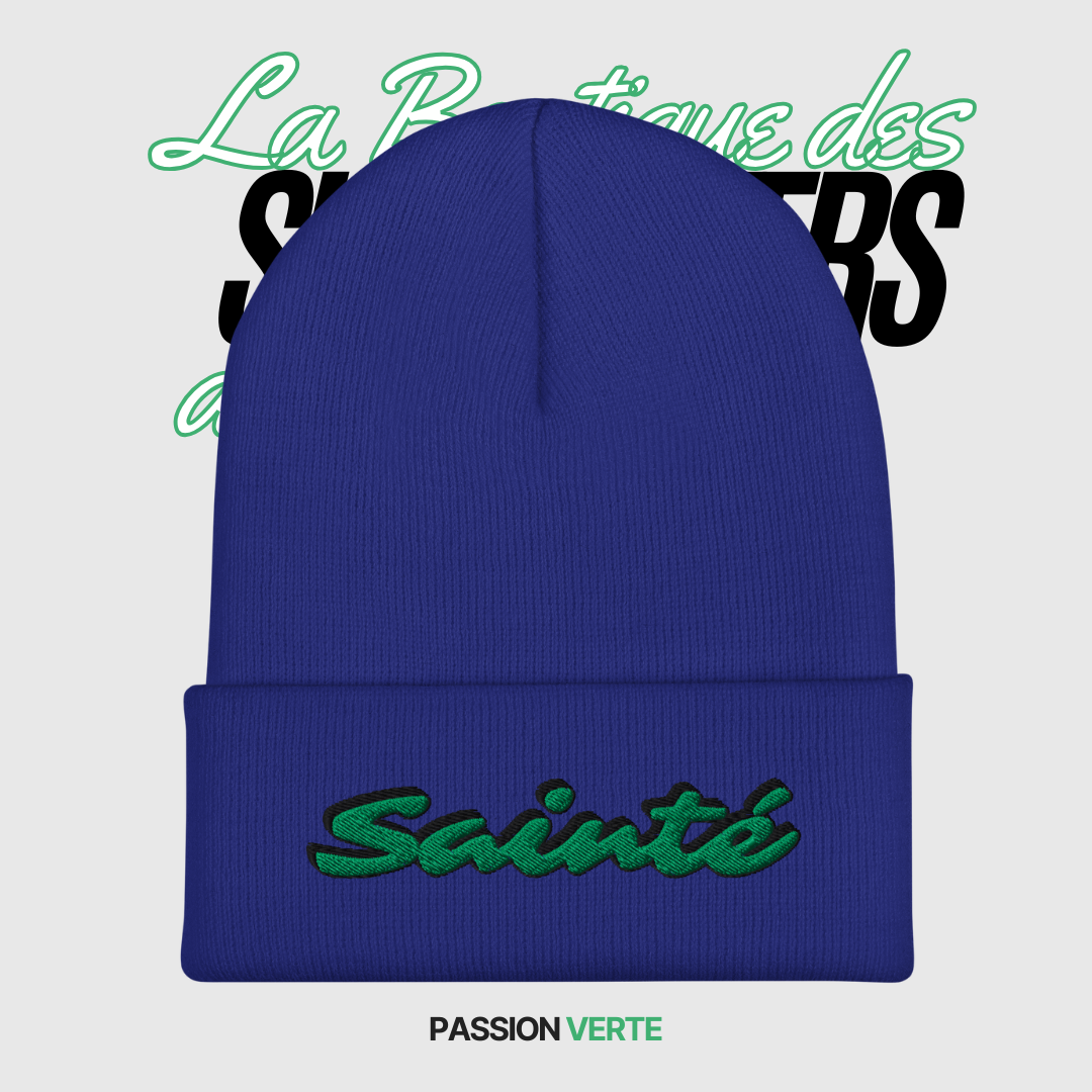 Bonnet à Revers "Sainté" - La Boutique des Supporters des Verts