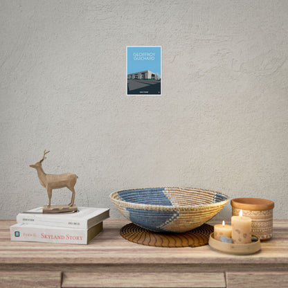 Poster "Geoffroy Guichard" à l'architecture moderne - Décoration intérieure unique