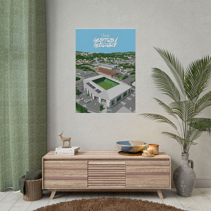 Poster — Stade Geoffroy-Guichard Stade Art Print V2