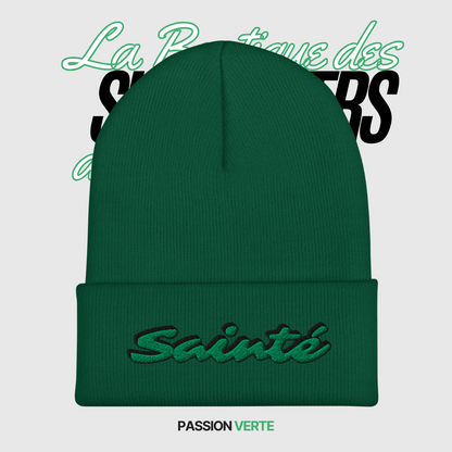 Bonnet à Revers "Sainté" - La Boutique des Supporters des Verts
