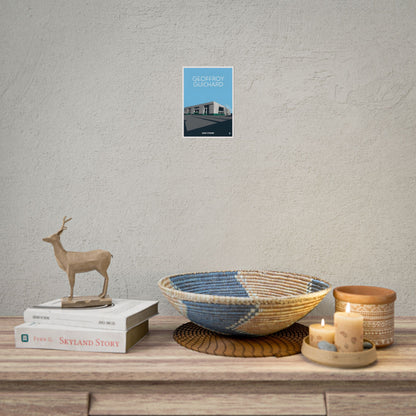 Poster "Geoffroy Guichard" à l'architecture moderne - Décoration intérieure unique