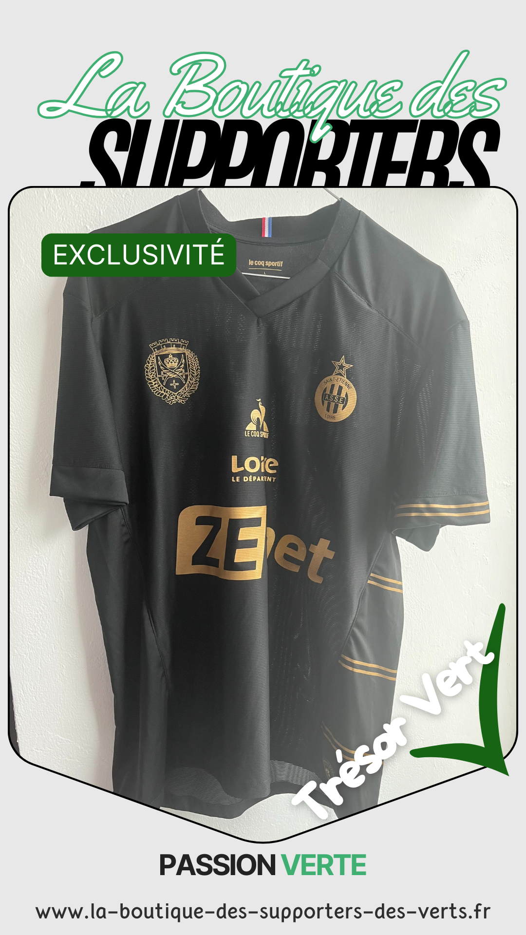 Maillot Thrid Saison 2021-2022 E.Green signé