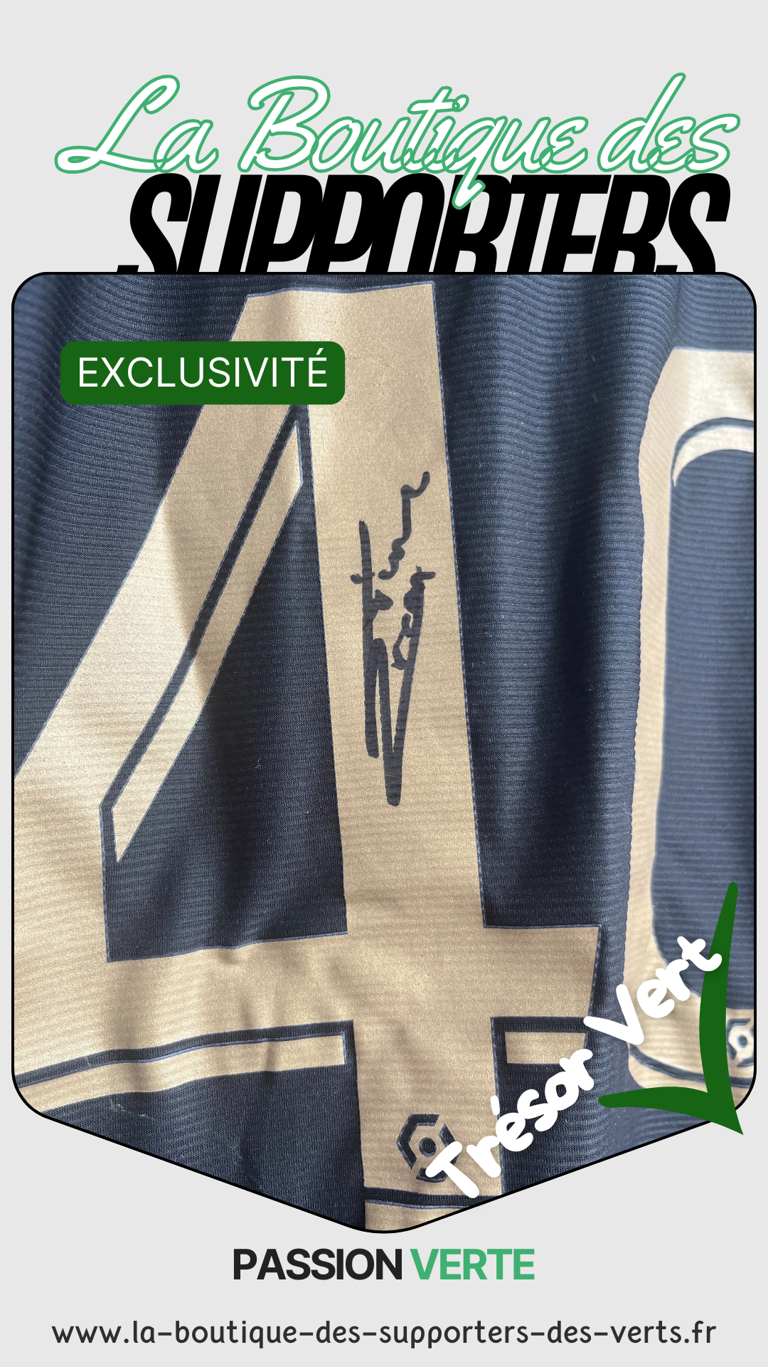 Maillot Thrid Saison 2021-2022 E.Green signé