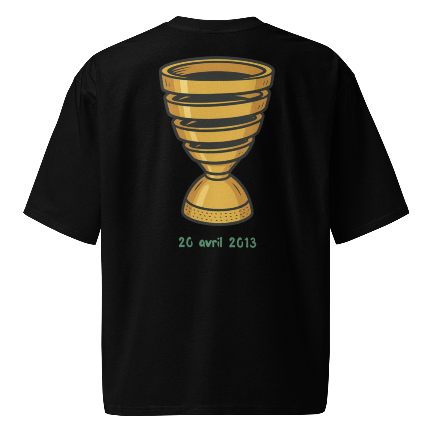 T-shirt oversized "20 avril 2013"