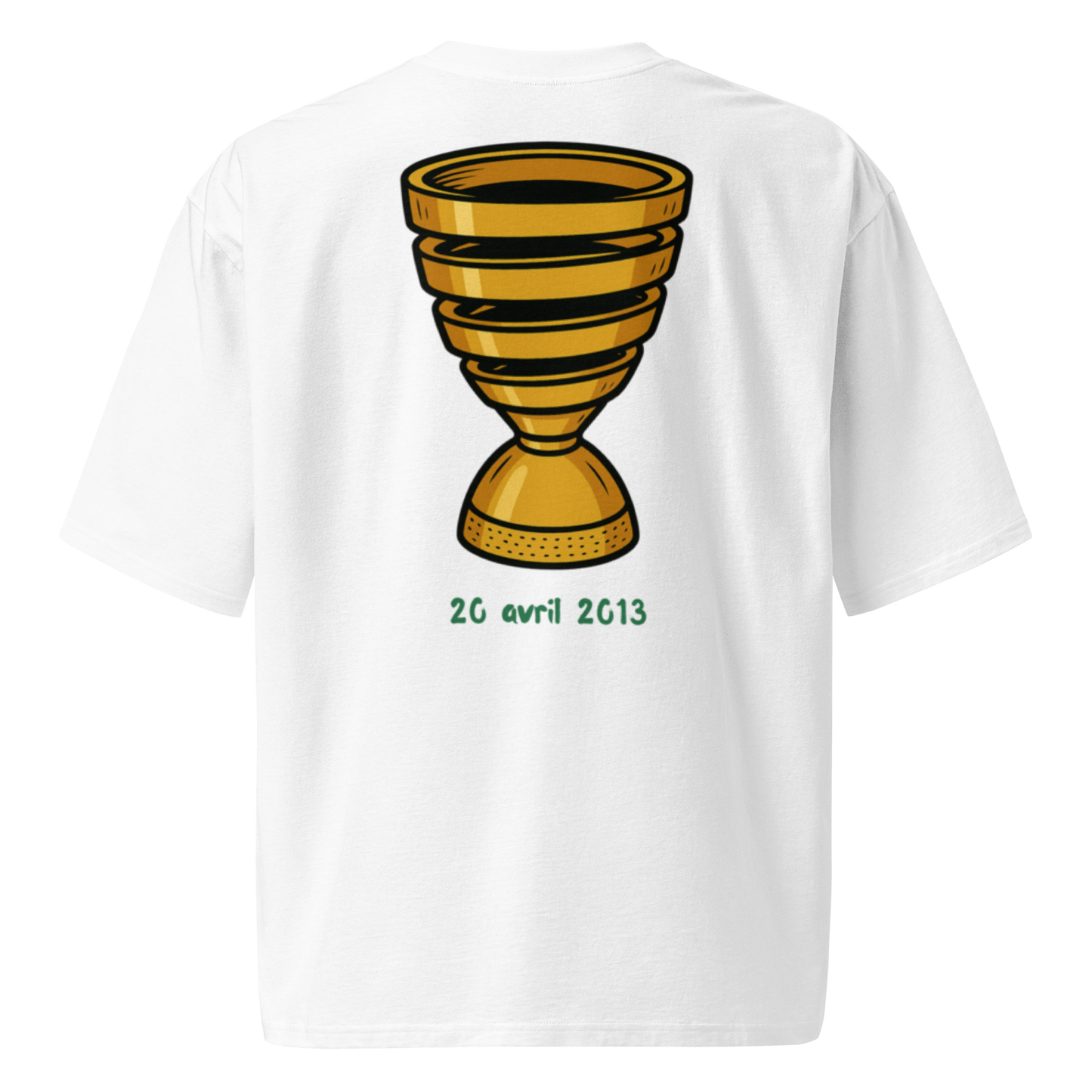 T-shirt oversized "20 avril 2013"